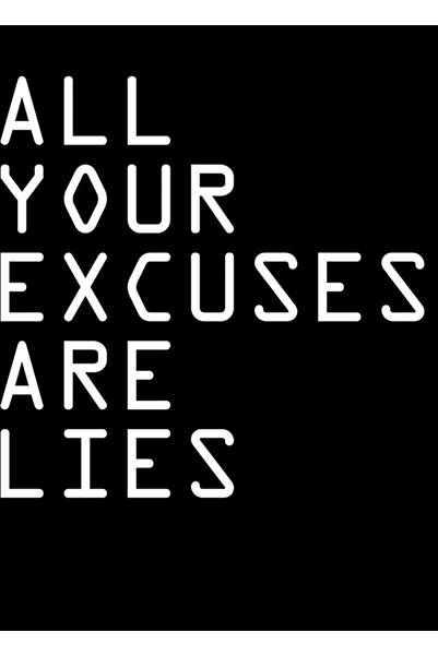 Universal Όλα τα έθιμά σας είναι ψέματα Ξύλινη διακοσμητική αφίσα για τον τοίχο