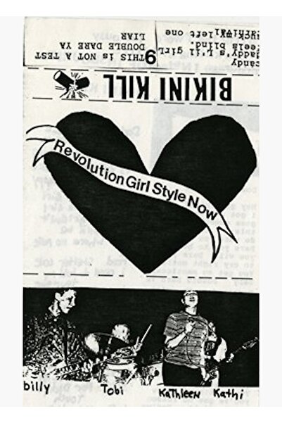 Universal Poster decorativ din lemn cu pictură Bikini Kill