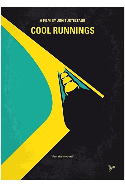 Universal No538- COOL RUNNINGS Ξύλινη Διακοσμητική Αφίσα Τέχνης