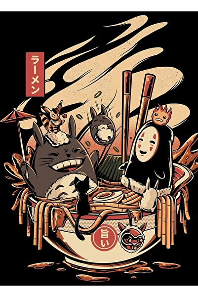 Universal Tablou decorativ din lemn cu tematică Ramen Pool Party