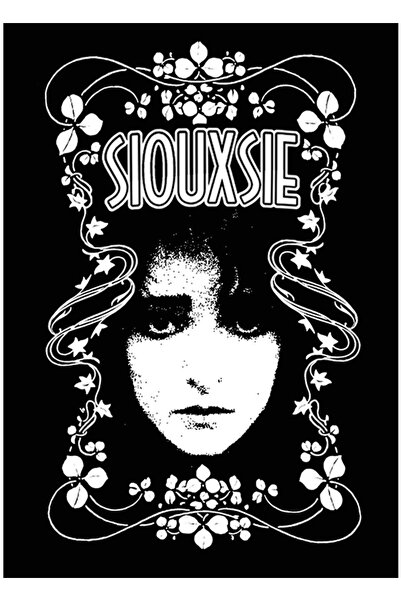 Universal Poster decorativ din lemn cu Siouxsie și zânele morții