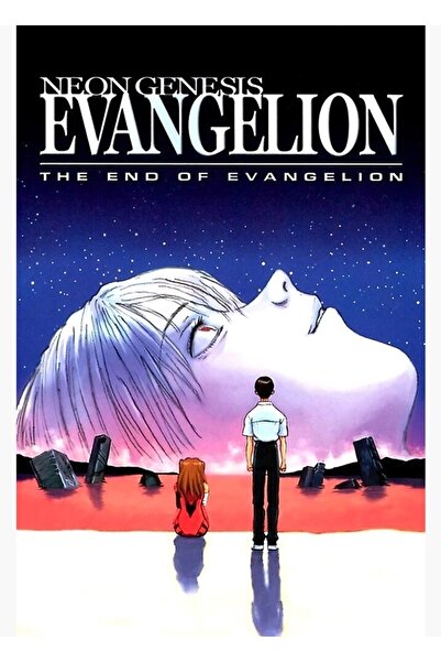 Universal Neon Evangelion Son Tablo Ahşap Poster Dekoratif