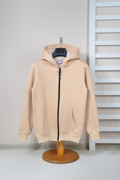 KİDSPİTİRCİK UNISEX ΠΑΙΔΙΚΗ ΜΠΕΖ ΖΑΚΑΚΙ ΜΕ ΦΕΡΜΟΥΑΡ 3 ΣΚΟΥΡΑ ΠΟΥΛΙ ΧΙΚΑΛΙ