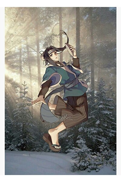 Universal Poster decorativ din lemn Haku Tablo