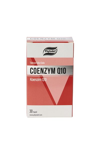 Phytodef Coenzyme Q10 - 30 Capsules (Coenzym Q10 Capsule)