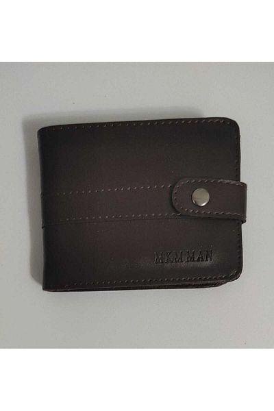 firdevsi hobi Leather Look Men's Wallet with Horizontal Snap Housing