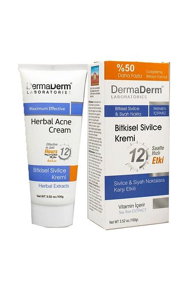DermaDerm Effective Cream for Acne & Blackheads - 100gr