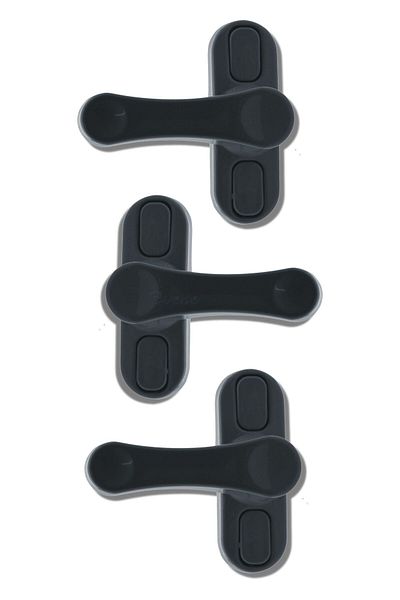 Evene أبواب ونافذة وأقفال أمان من Pimapen Anthracite - مع 3 أوتاد