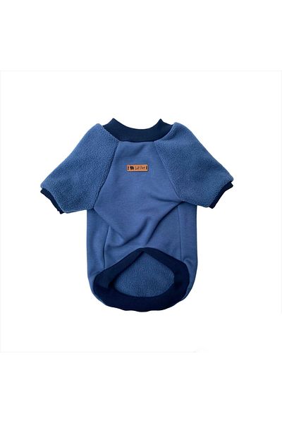 Luli Pet Blue Fleece Cat Dog Sweatshirt