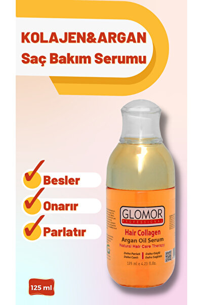GLOMOR Kolajen & Argan Yağı Saç Bakım Serumu