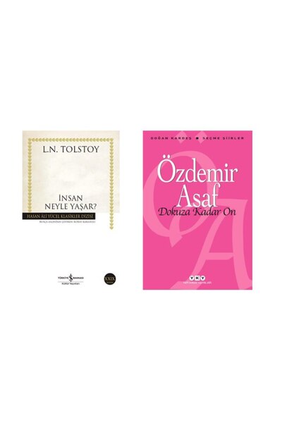 TÜRKİYE İŞ BANKASI KÜLTÜR YAYINLARI İnsan Neyle Yaşar ? Lev Tolstoy - Dokuza ...