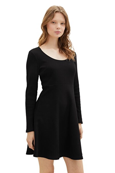 Tom Tailor Sukienka dla kobiety/dziewczyny w kolorze głębokiej czerni