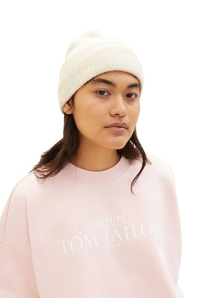 Tom Tailor Baret Dámská / Dívčí jemná krémová béžová