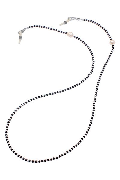 ELLI Schmuckzubehör Brillenkette Barock Perlen Glas Beads 925 Silber