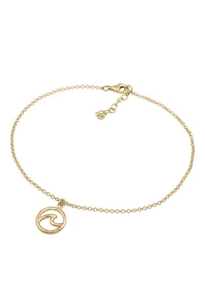 ELLI Fußschmuck Welle Strand Maritim Yaz Trendi 925 Silber