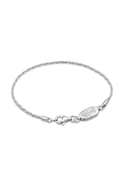 HAZE & GLORY Paradise 925 Silver Oxidizer Herren Kordelkette – Armband