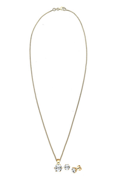 ELLI Schmuckset Basic Kristalle Silber