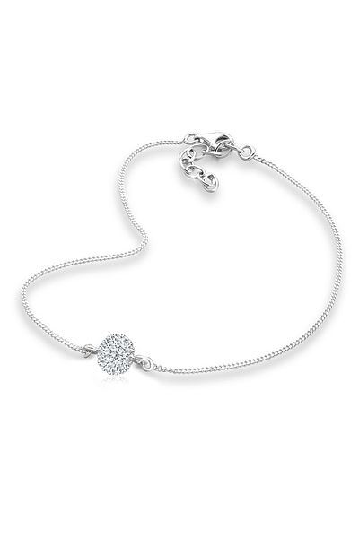 ELLI Fußschmuck Kristalle 925 Sterling Silber
