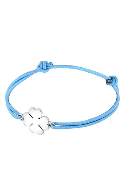 ELLI Armband Kleeblatt Glücksbringer Talisman Mojo 925 Silber