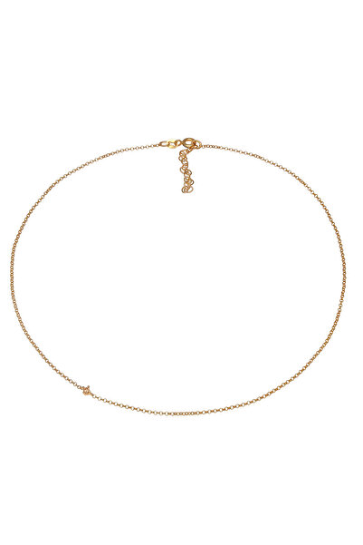 ELLI Dámský solitérní náhrdelník ze stříbra 925 se zirkonovým krystalem