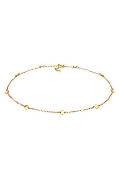 ELLI Halskette Gerdanlık Kette Geo Plättchen Altıgen 925 Gümüş