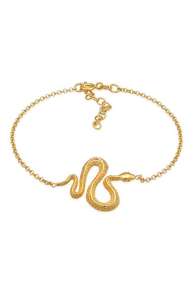 ELLI Schlangensymbol-Armband, Trend aus 925er Sterlingsilber