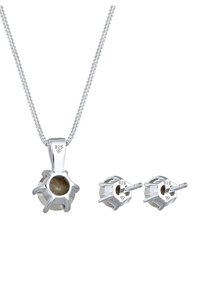 ELLI Schmuckset Basic Kristalle Silber