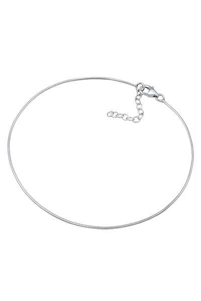 ELLI Fußschmuck Schlangenkette Strand Zeitlos Basic 925 Silber