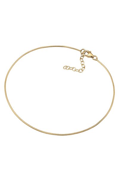 ELLI Fußschmuck Schlangenkette Strand Zeitlos Basic 925 Silber