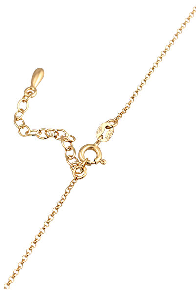 ELLI Colier Doamnă Choker Solitaire Pandantiv Basic Cu Zirconiu Din Argint Sterling 925