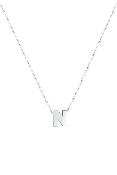 ELLI Halskette Buchstabe N First Trend Minimal 925 Silber