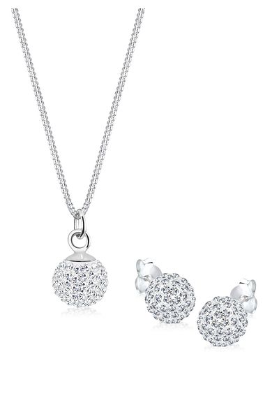 ELLI Schmuckset Kristalle 925 Gümüş