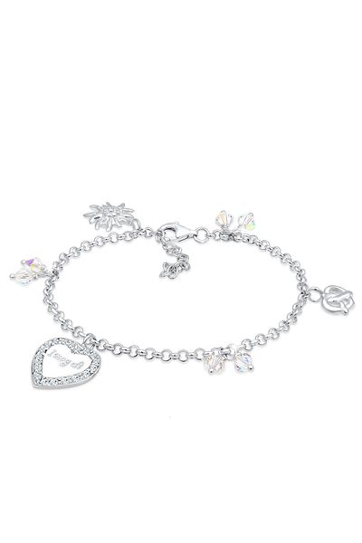 ELLI Kol Bandı Bettelarmband Tracht Kristalle Silber