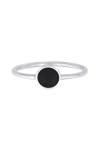 ELLI Einzelklammerring aus 925er Silber Emaille