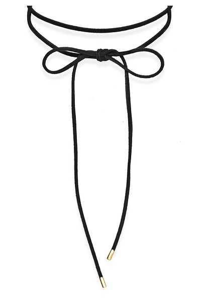 ELLI Halskette Trend Choker Schleife Velvet 925 Sterling Silber