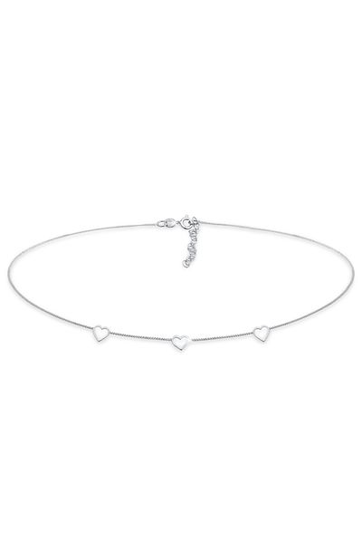 ELLI Halskette Halskette Gerdanlık Herz Cut Out Liebe Romantik 925 Silber