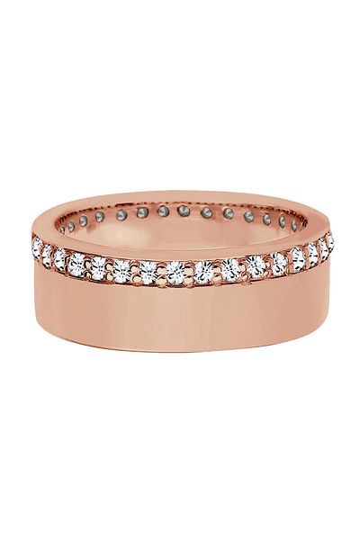 ELLI Ringschiene Kristall 925 Sterling Silber