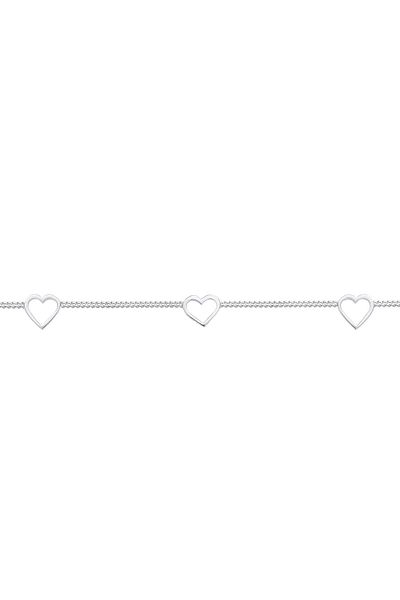 ELLI Halskette Halskette Gerdanlık Herz Cut Out Liebe Romantik 925 Silber