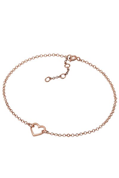 ELLI Armband Damen Herz Symbol Liebe Filigran aus 925 Sterling Silber