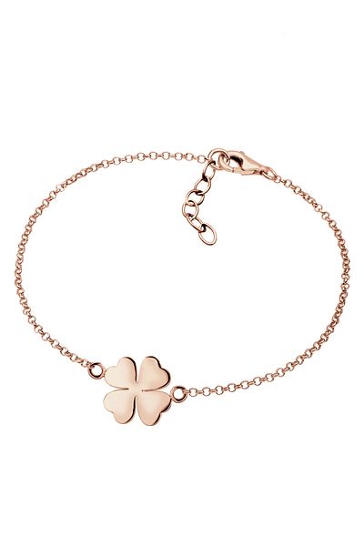 ELLI Armband Damen Kleeblatt Symbol Glücksbringer aus 925 Sterling Silber