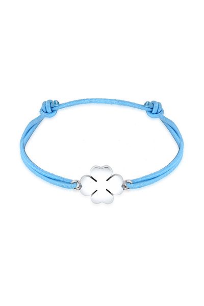 ELLI Armband Kleeblatt Glücksbringer Talisman Mojo 925 Silber