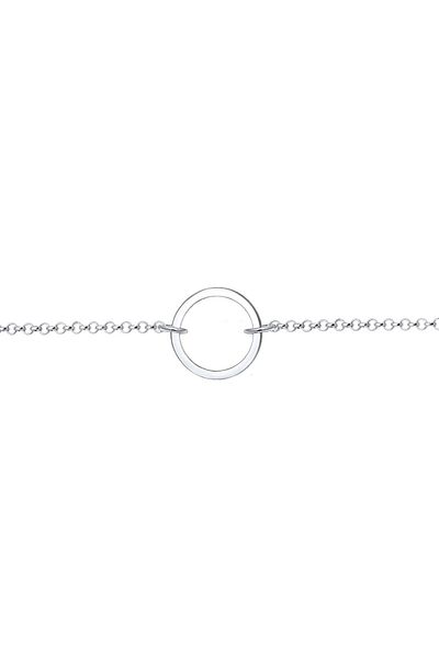 ELLI Halskette Choker Kreis Trend Geo 925 Sterling Silber