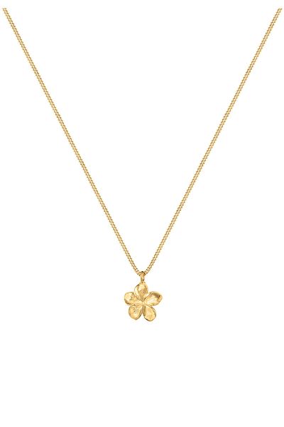ELLI Halskette aus 925er Sterlingsilber – Blumen- und Frangipani-Design