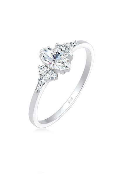 ELLI Funkelnd Marquise Crystal Six Dwarf 925 Silber