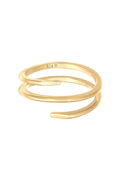 ELLI Ring Damen Wrap Twist Filigran Trend Aus 925 Sterling Silber