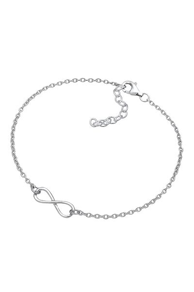 ELLI Armband Armband Basic Infinity Unendlichkeit Symbol 925 Silber