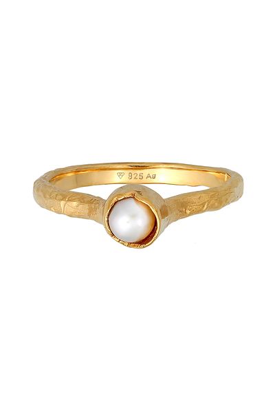 HAZE & GLORY Ring Hg - Ring Damen aus 925 Sterling Silber, Schmuck Damen, Silberring, mit Süßwasser