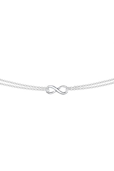 ELLI Halskette Infinity Choker Jedinečné Erbskette 925 stříbro
