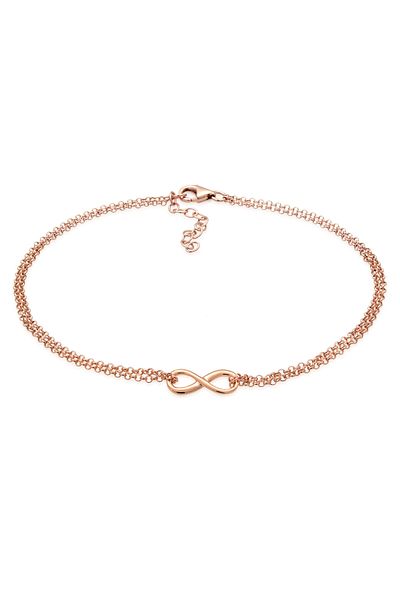 ELLI Fußschmuck Fußkettchen Sonsuzluk Sembolü Zeichen 925 Silber
