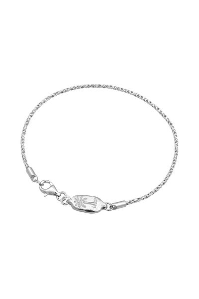 HAZE & GLORY Paradise 925 Silver Oxidizer Herren Kordelkette – Armband